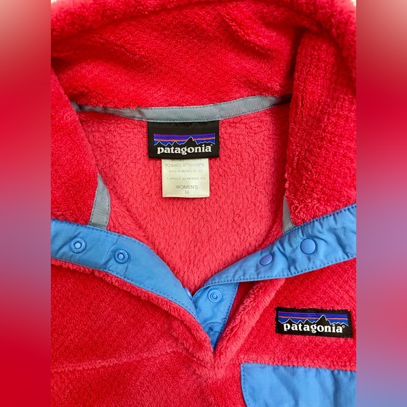 Ladies size medium. Patagonia “Re-Tool Snap-T Pullover” fleece. “Ginger Berry” - Picture 2 of 5